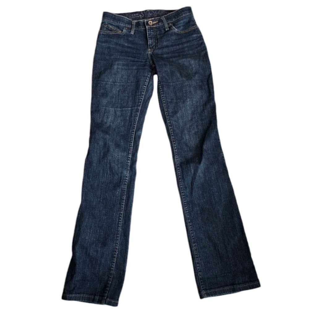 Wrangler Q-Baby Maternity Jeans Size 1/2X36 Straight Leg Western Stretch